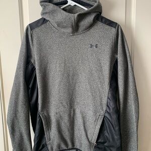 Under Armour Gray Fleece ColdGear Hood